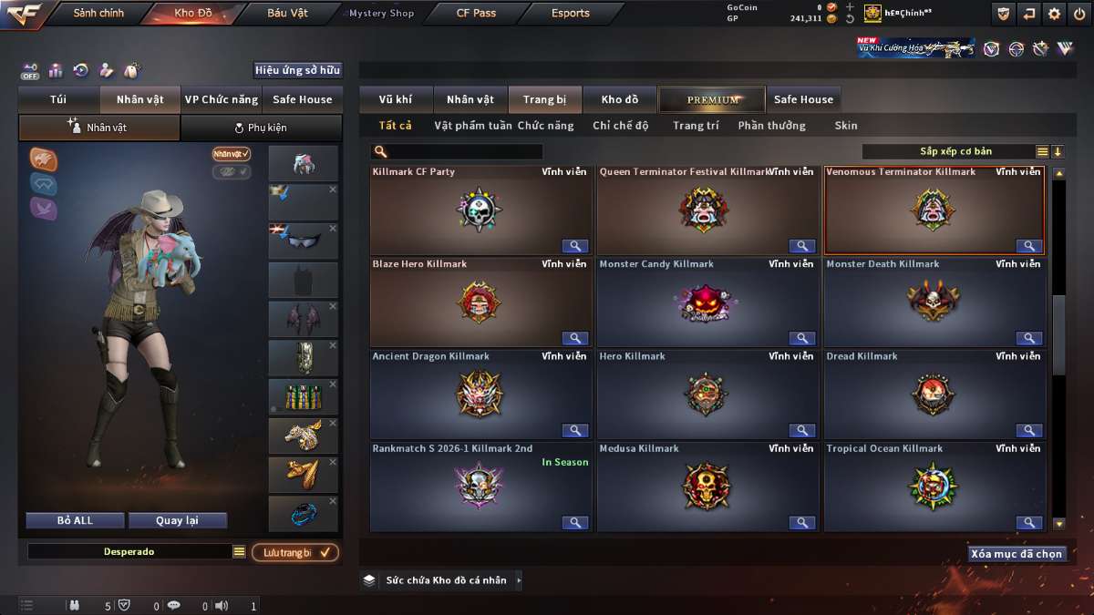 shop acc cf uy tin gia re